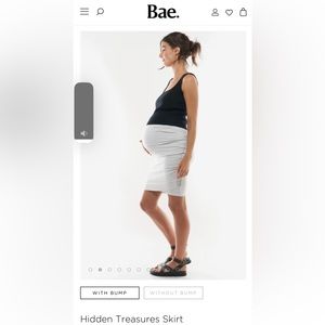 Bodycon maternity skirt